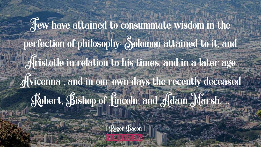 Adam Marsh quotes by Roger Bacon