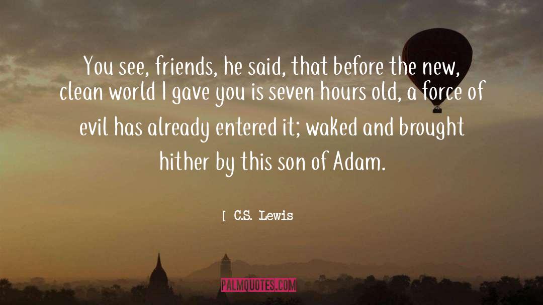 Adam S Rib quotes by C.S. Lewis