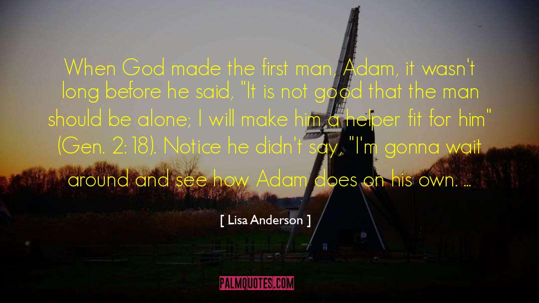 Adam Sutherland quotes by Lisa Anderson