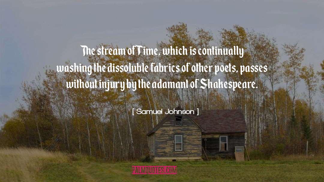 Adamant quotes by Samuel Johnson