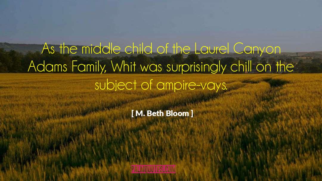 Adams Family quotes by M. Beth Bloom