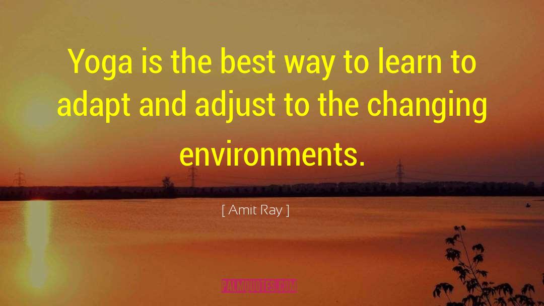 Adapt Adjust Accommodate quotes by Amit Ray