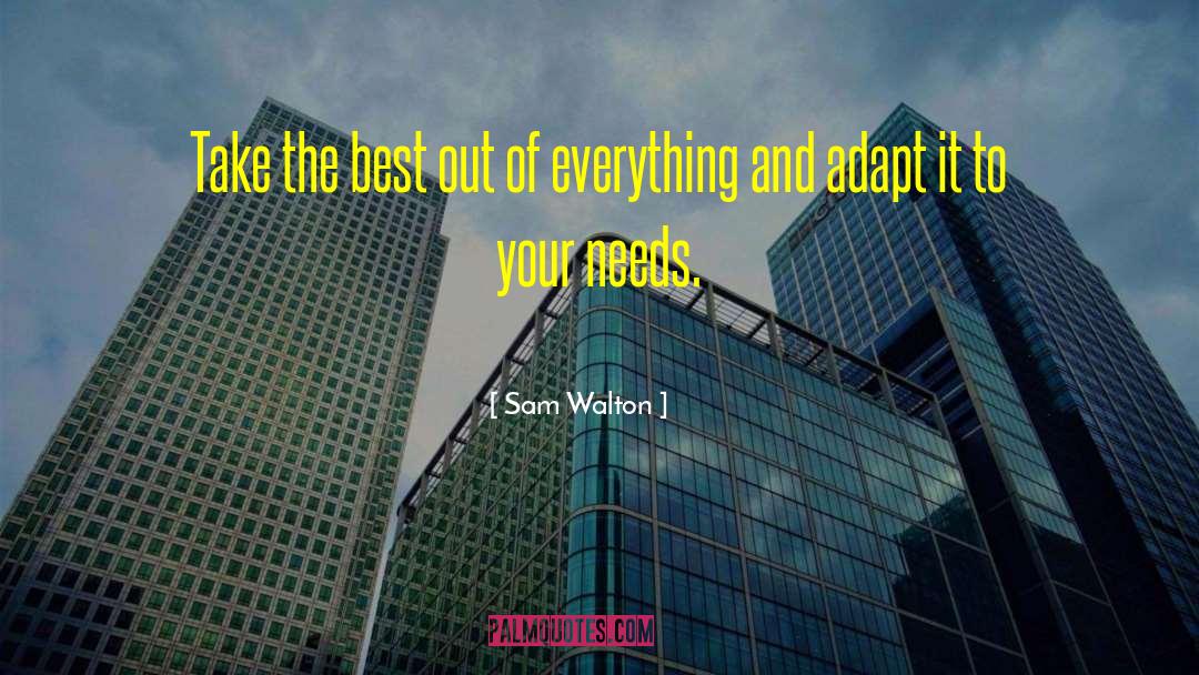 Adapt quotes by Sam Walton
