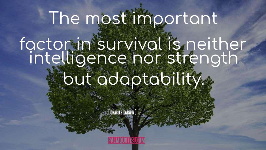 Adaptability quotes by Charles Darwin