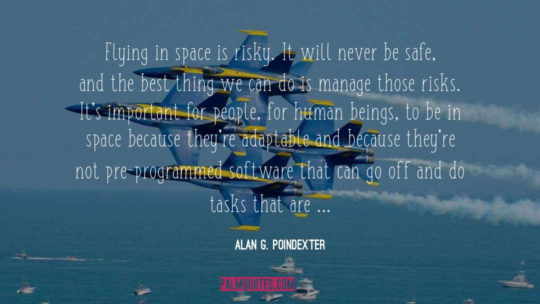 Adaptable quotes by Alan G. Poindexter
