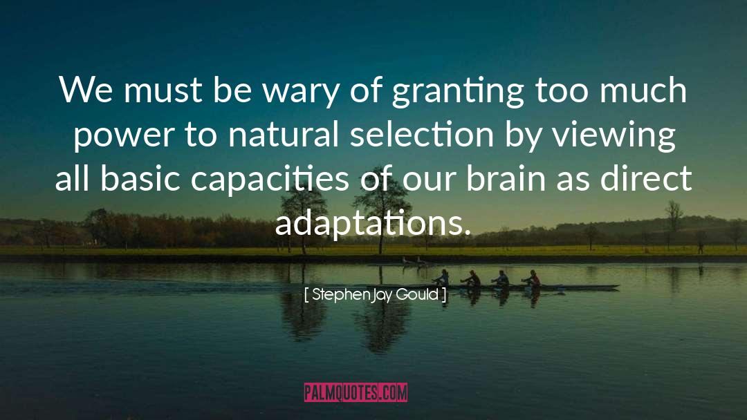 Adaptations quotes by Stephen Jay Gould