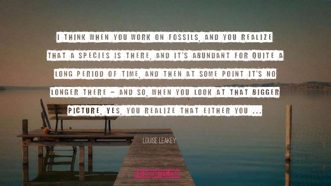 Adapting quotes by Louise Leakey