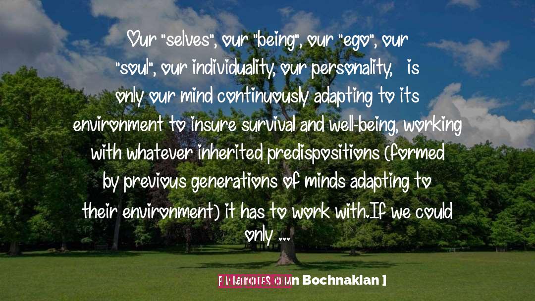 Adapting quotes by Haroutioun Bochnakian