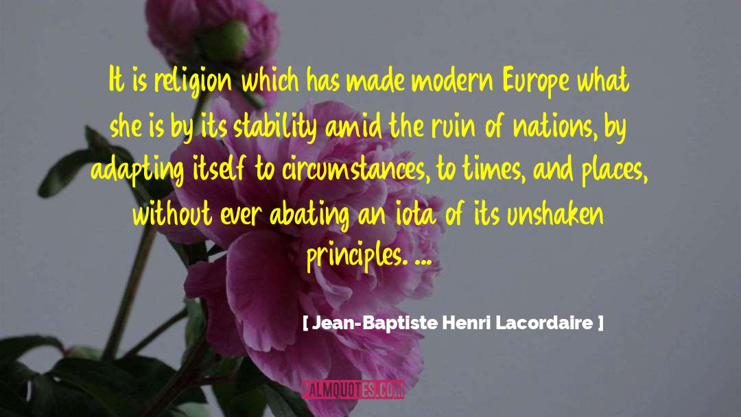 Adapting quotes by Jean-Baptiste Henri Lacordaire