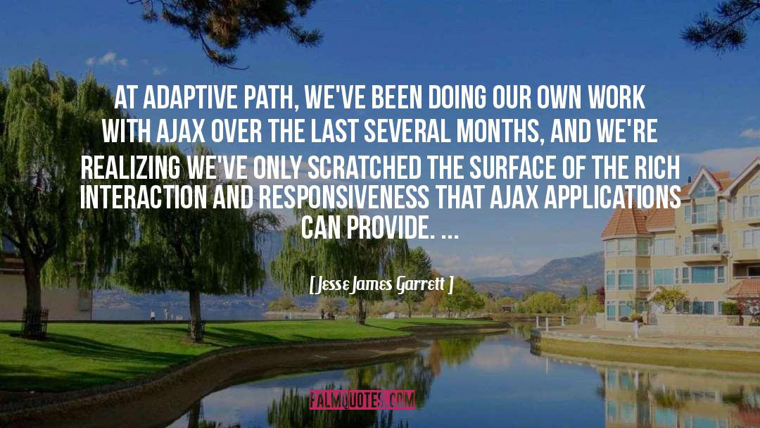 Adaptive quotes by Jesse James Garrett