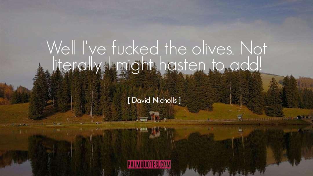 Add Humor quotes by David Nicholls