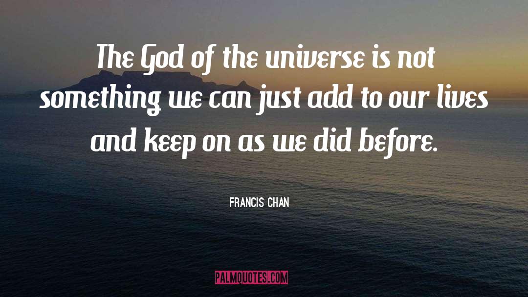 Add quotes by Francis Chan