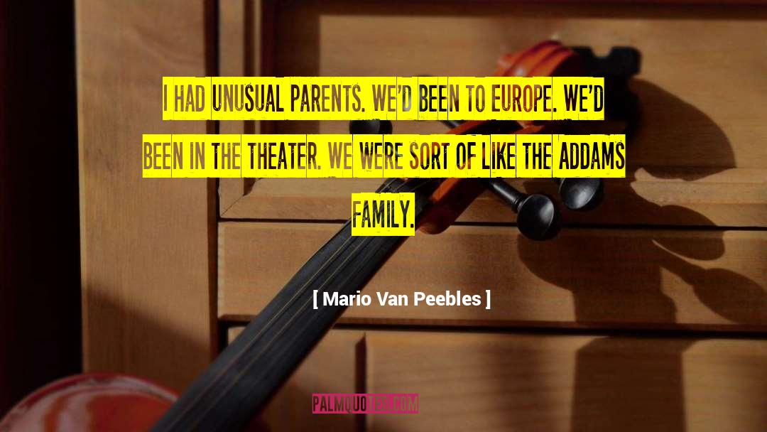 Addams Family quotes by Mario Van Peebles