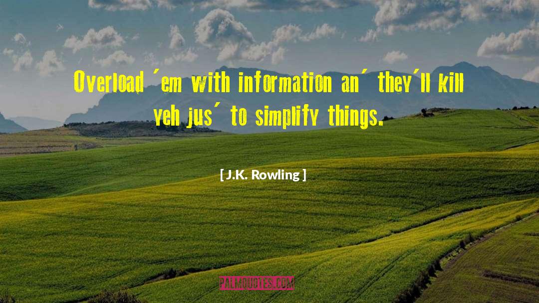 Addicted To Information quotes by J.K. Rowling