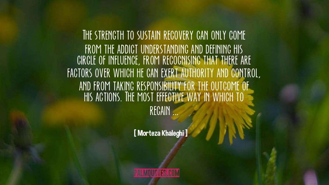 Addiction And Recovery quotes by Morteza Khaleghi