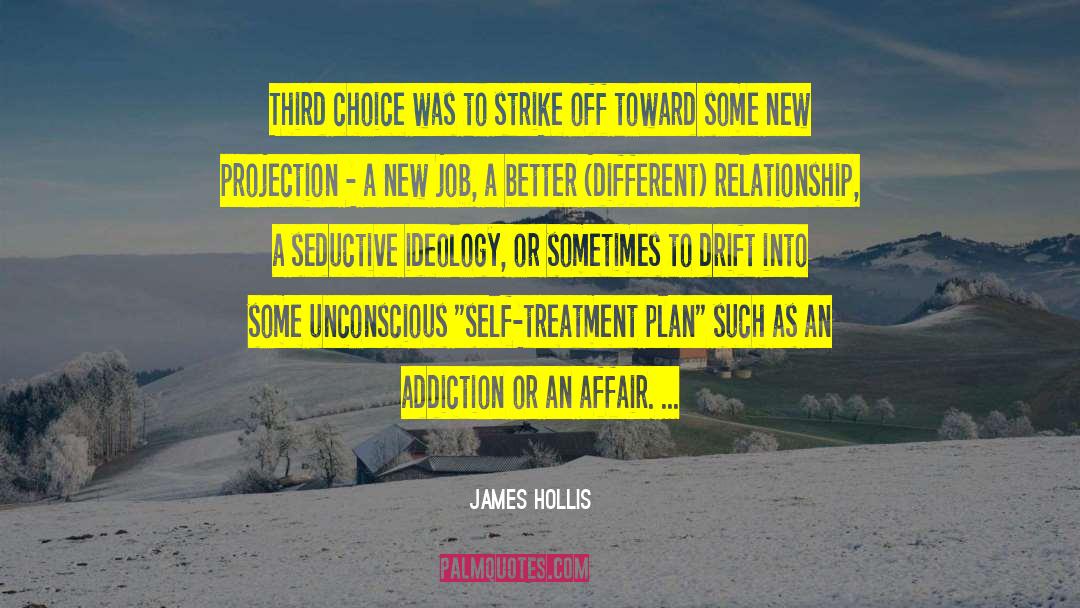 Addiction Treatment Center quotes by James Hollis