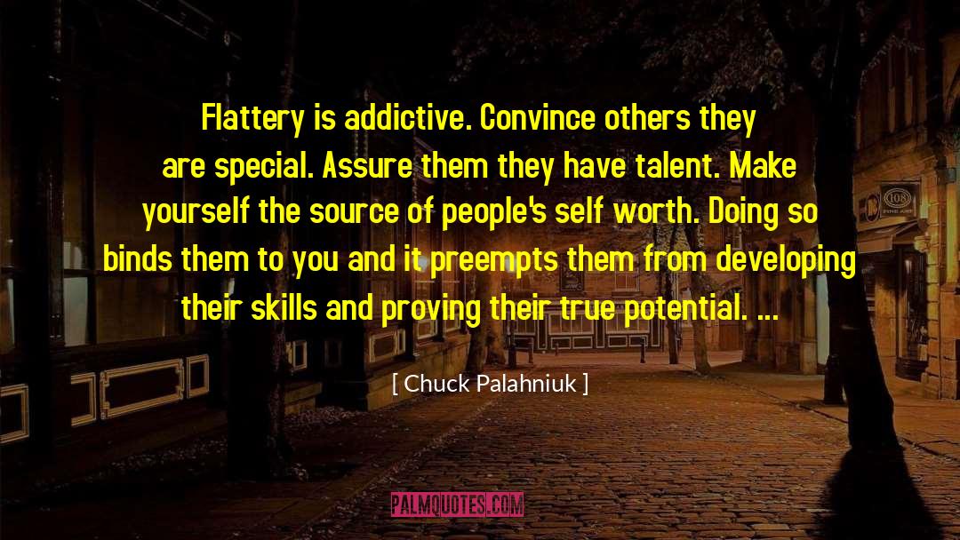 Addictive Behaviors quotes by Chuck Palahniuk