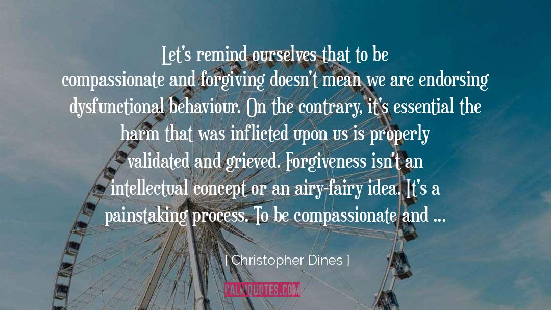 Addictive Behaviour quotes by Christopher Dines