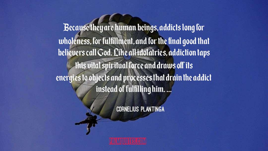 Addicts quotes by Cornelius Plantinga