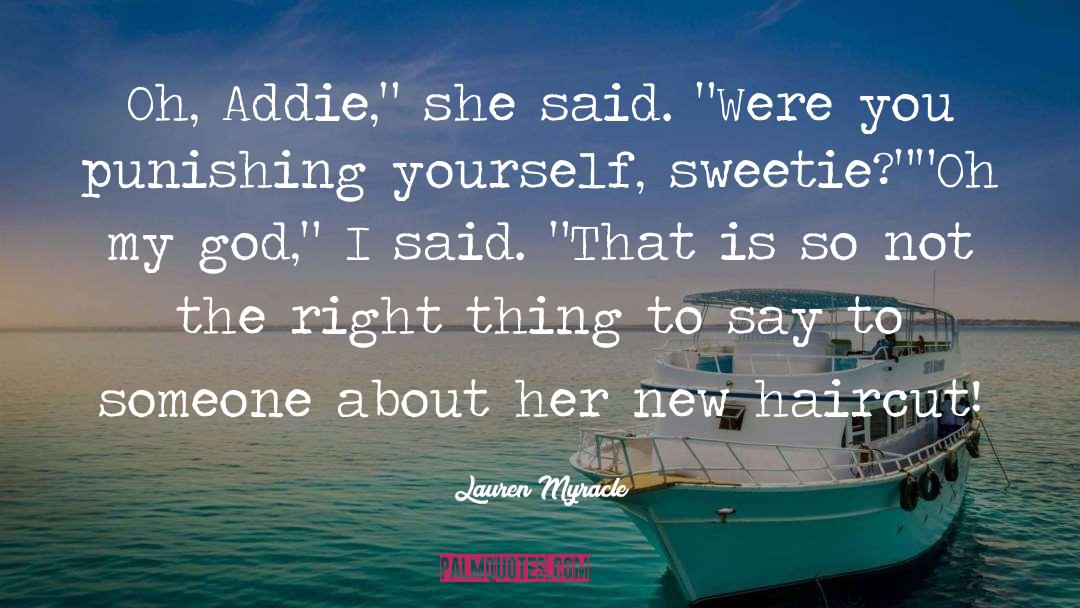 Addie quotes by Lauren Myracle