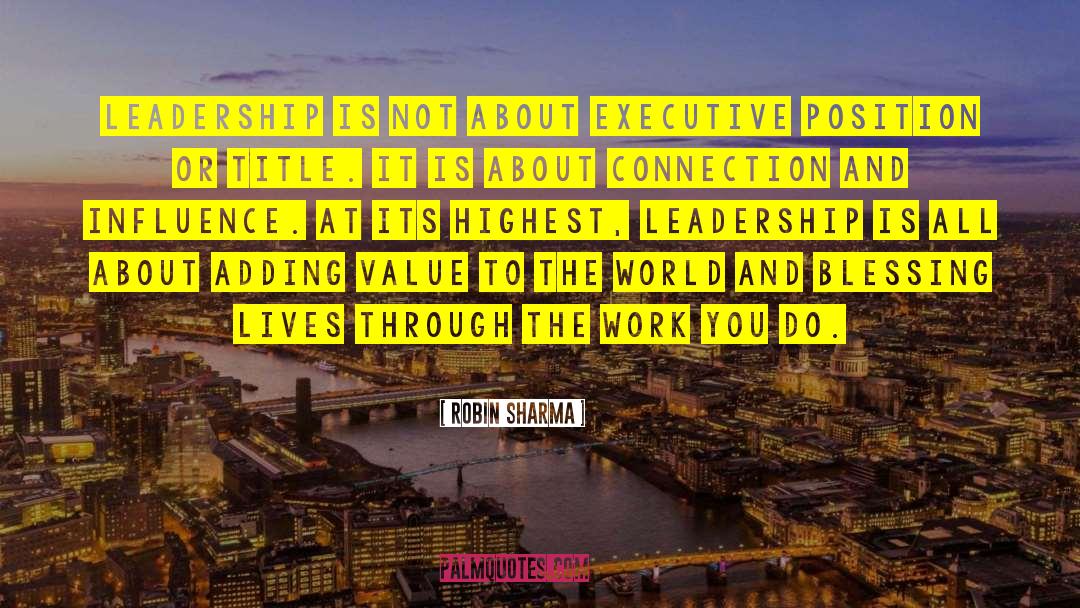 Adding Value quotes by Robin Sharma