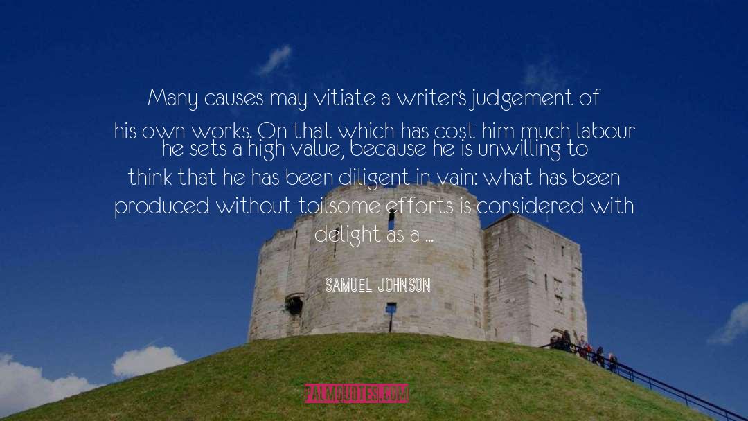 Adding Value quotes by Samuel Johnson