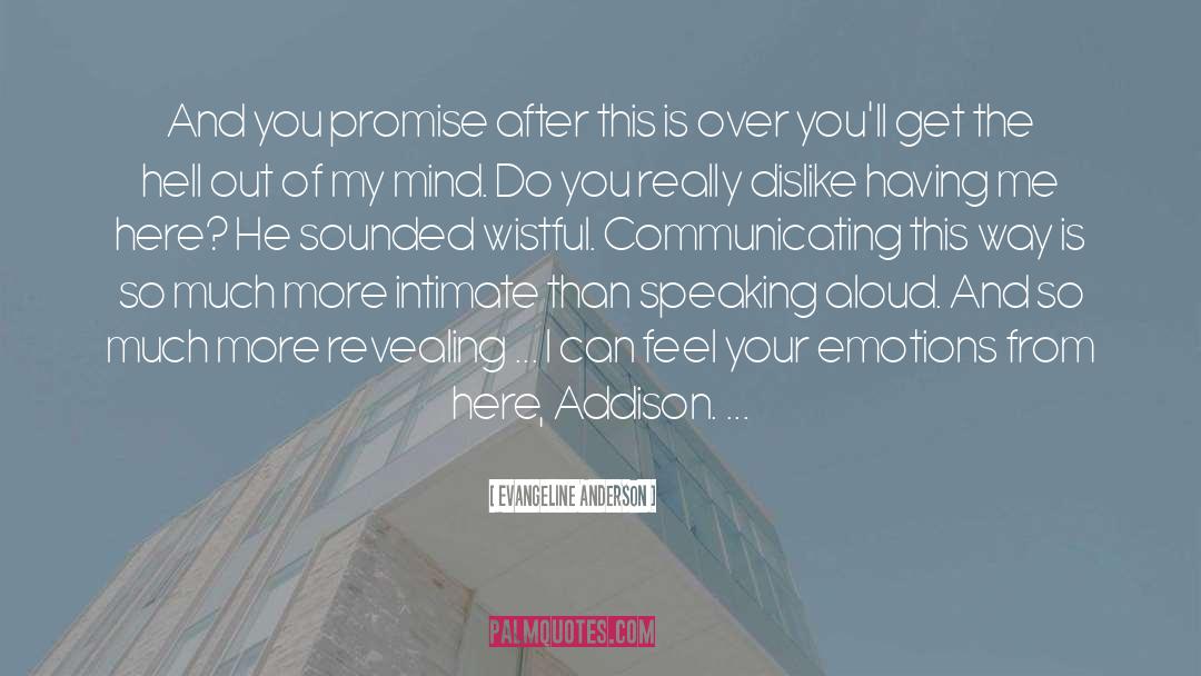 Addison quotes by Evangeline Anderson