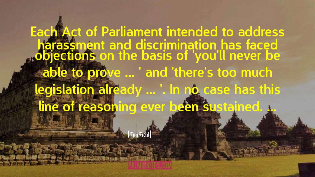 Addled Parliament quotes by Tim Field