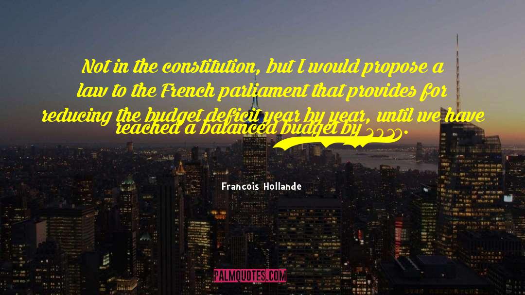 Addled Parliament quotes by Francois Hollande