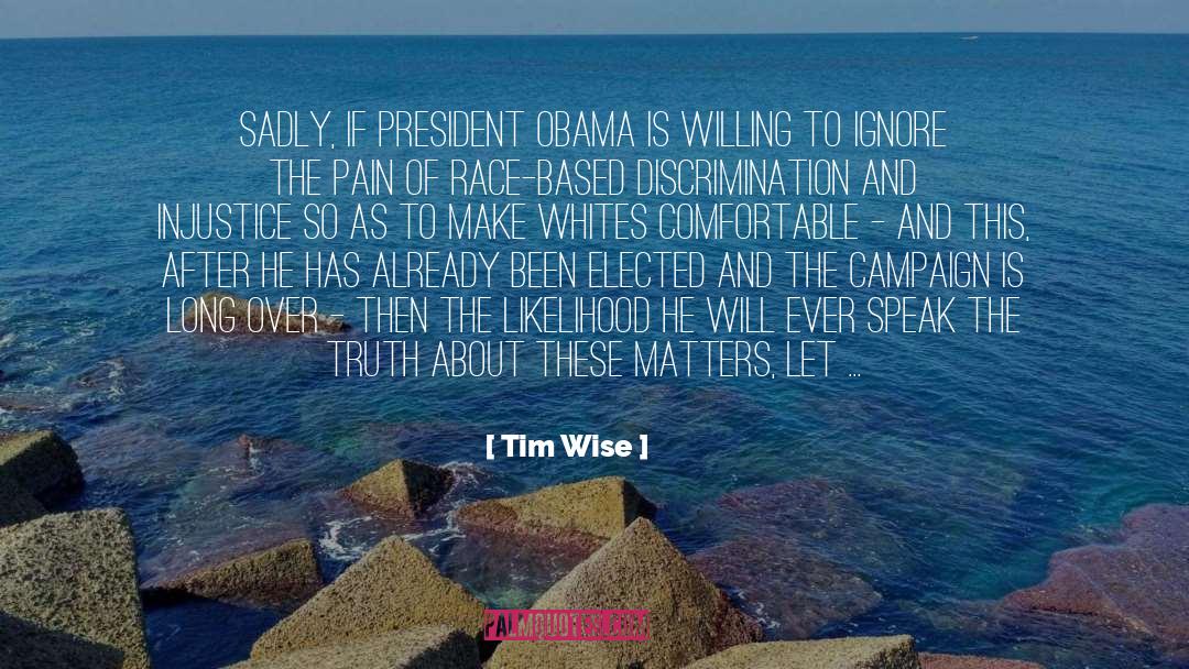 Address quotes by Tim Wise
