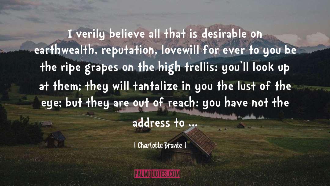 Address quotes by Charlotte Bronte