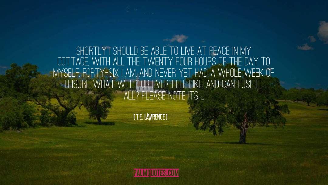 Address quotes by T.E. Lawrence