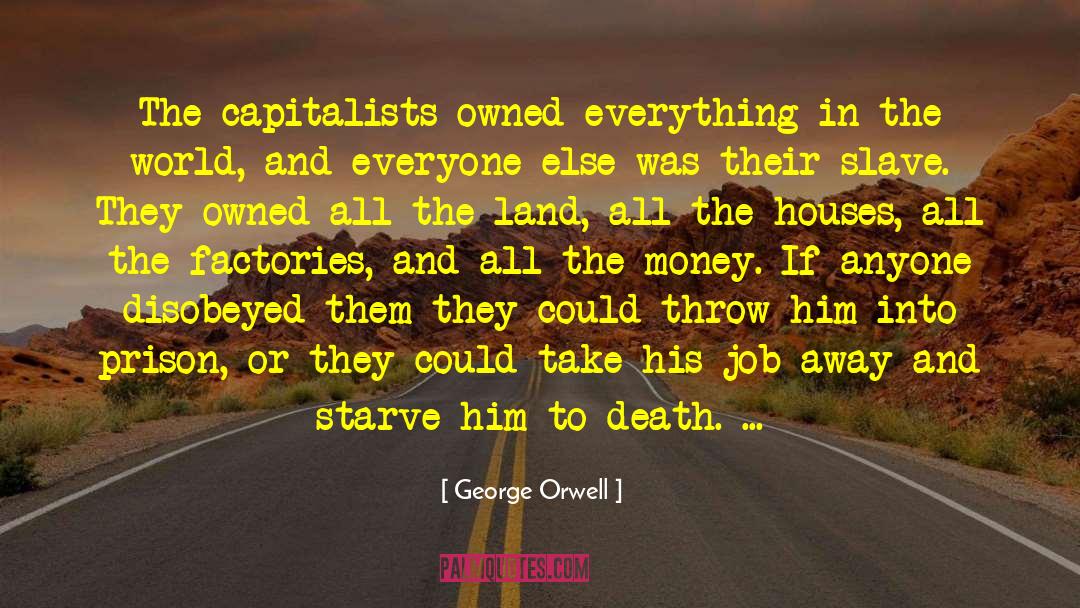 Addresses quotes by George Orwell