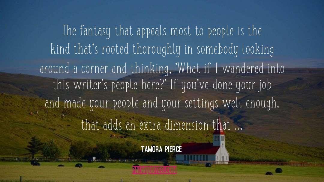 Adds quotes by Tamora Pierce
