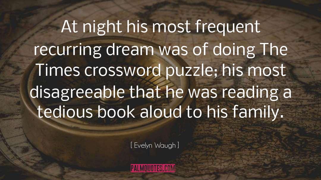 Adeptness Crossword quotes by Evelyn Waugh
