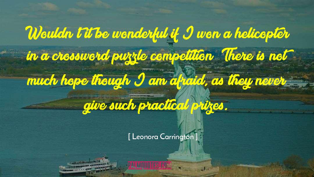 Adeptness Crossword quotes by Leonora Carrington