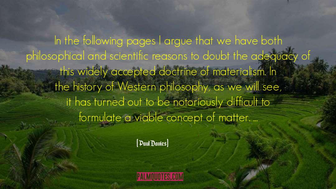 Adequacy quotes by Paul Davies