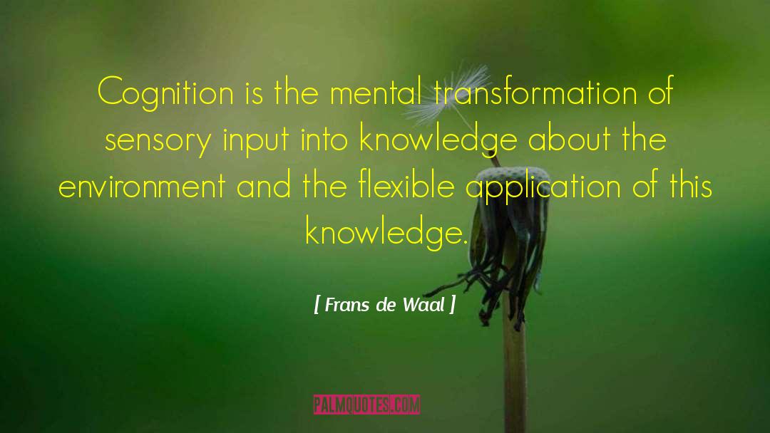 Adequate Knowledge quotes by Frans De Waal