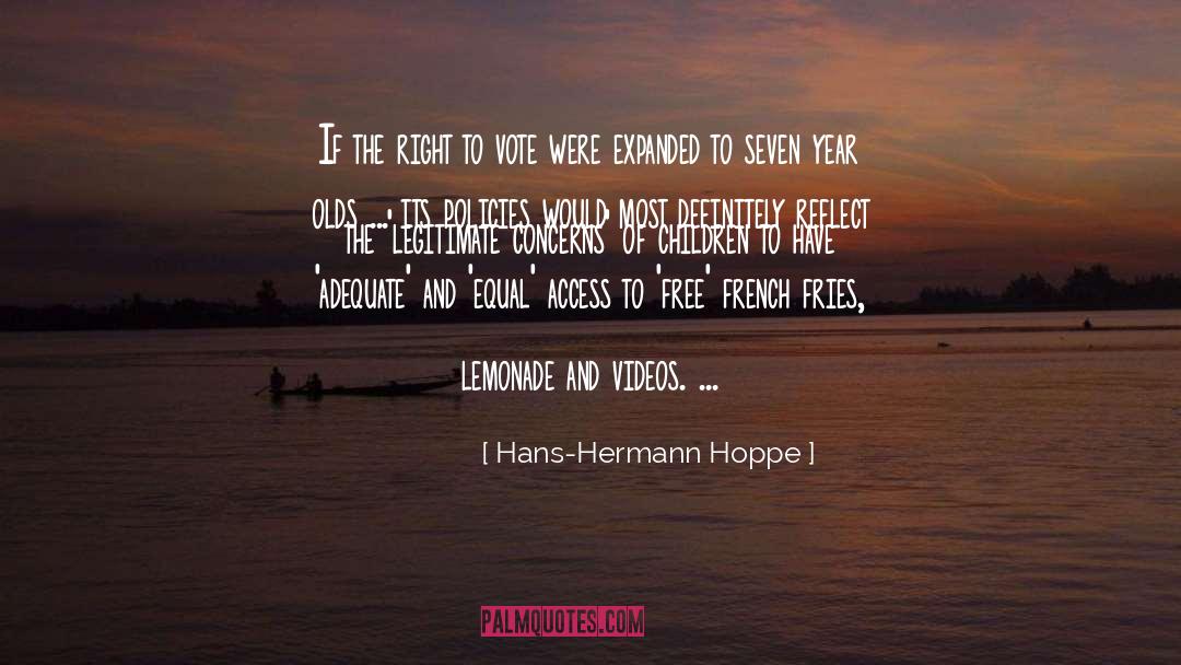 Adequate quotes by Hans-Hermann Hoppe