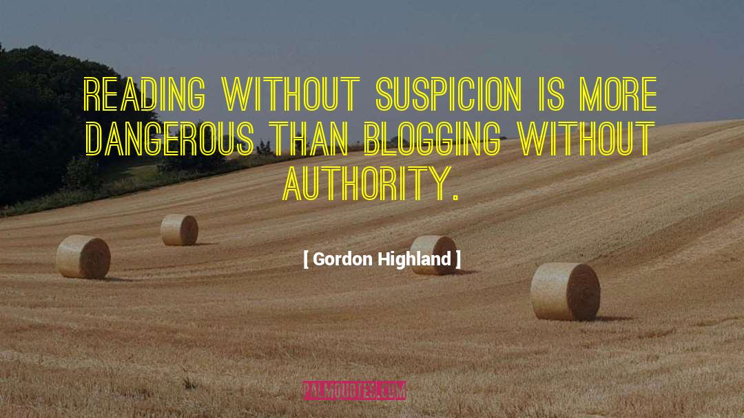 Adesso Highland quotes by Gordon Highland