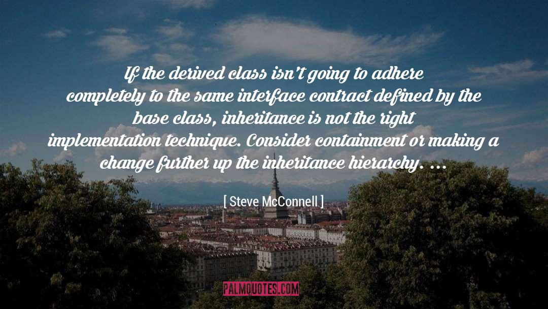 Adhere quotes by Steve McConnell