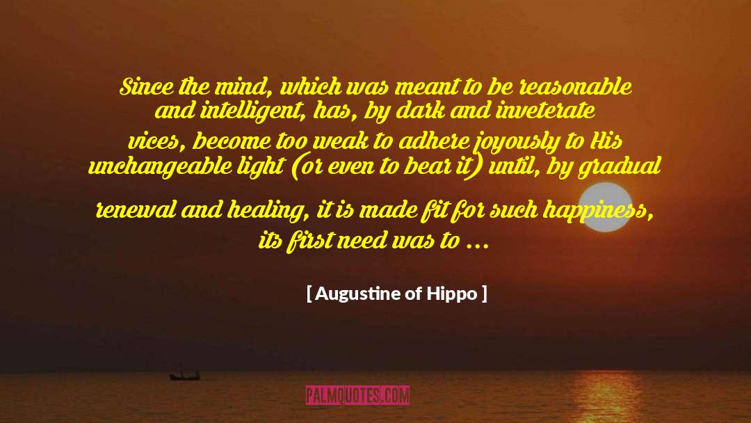 Adhere quotes by Augustine Of Hippo