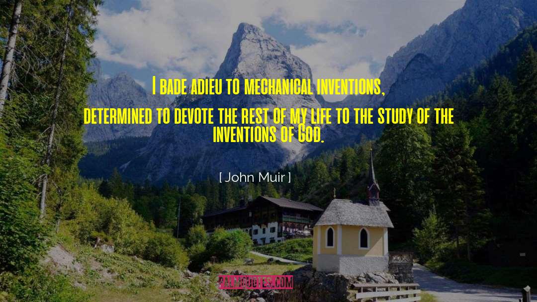 Adieu quotes by John Muir