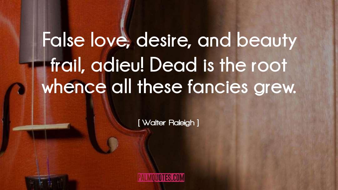 Adieu quotes by Walter Raleigh