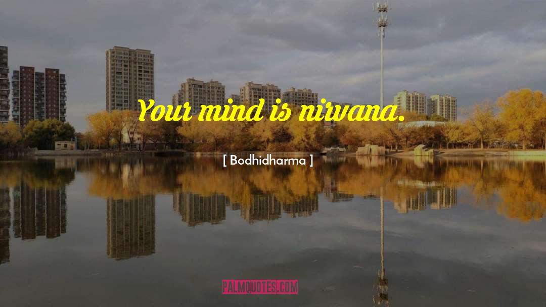 Adios Nirvana quotes by Bodhidharma