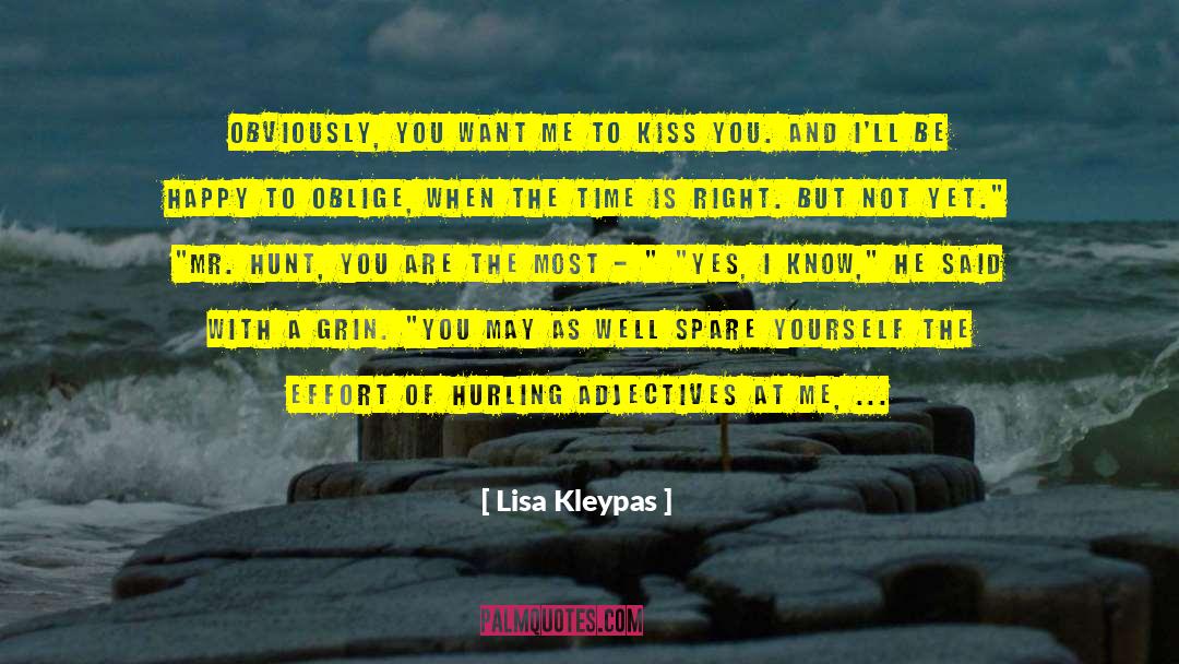 Adjectives And Adverbs quotes by Lisa Kleypas