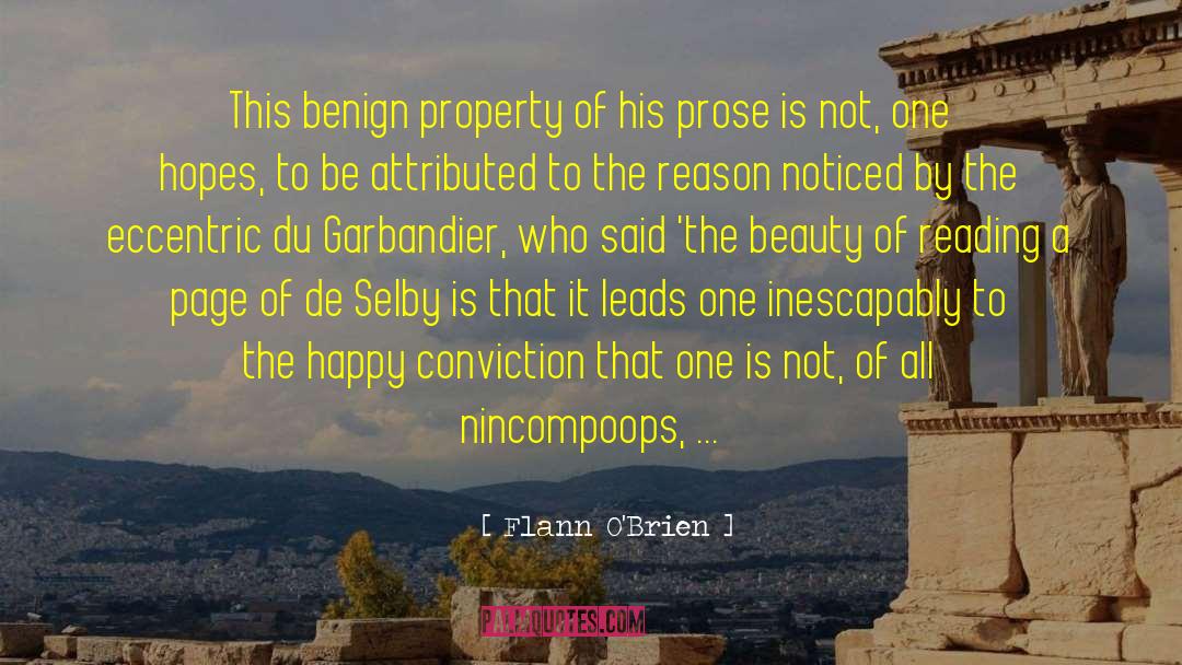 Adjoining Property quotes by Flann O'Brien