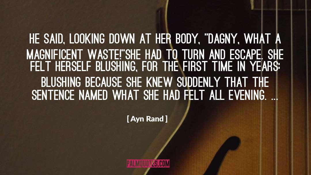 Adjure In A Sentence quotes by Ayn Rand