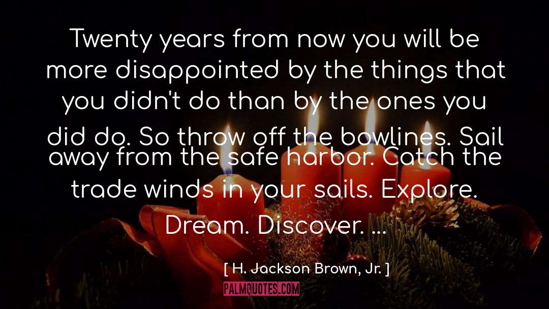 Adjust Your Sail quotes by H. Jackson Brown, Jr.