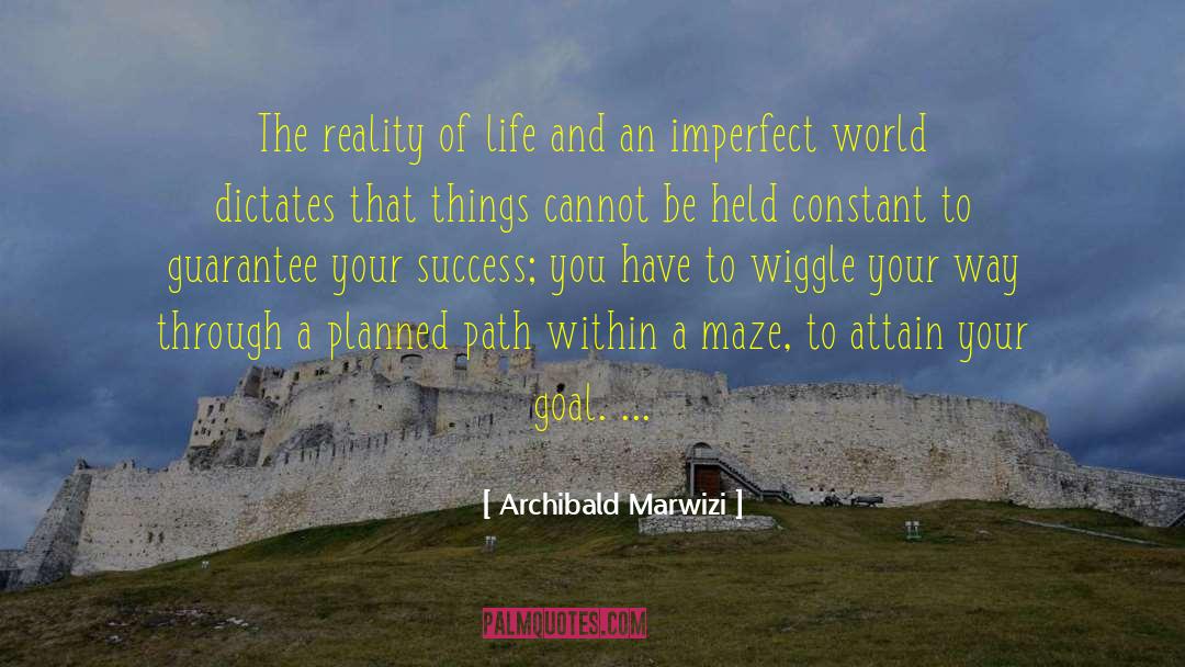 Adjustment And Attitude quotes by Archibald Marwizi